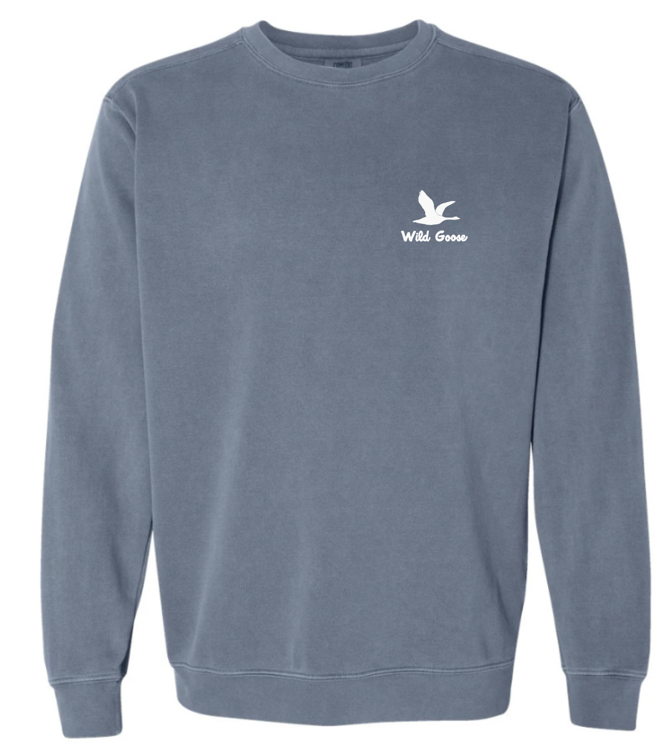 Comfort Goose Crewneck-Denim Blue