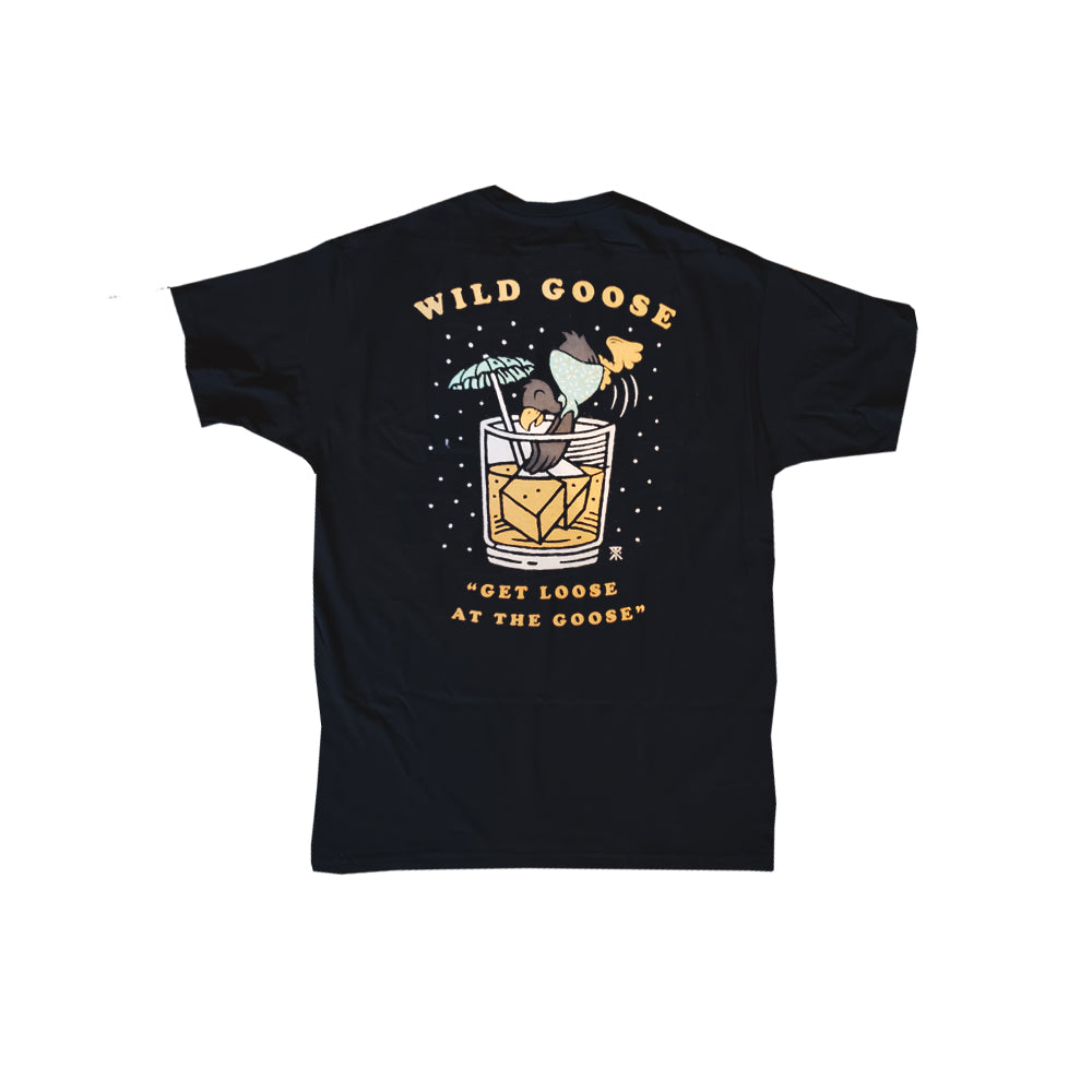 ROARK x WILD GOOSE "Get Loose at The Goose" Collab Black Tee