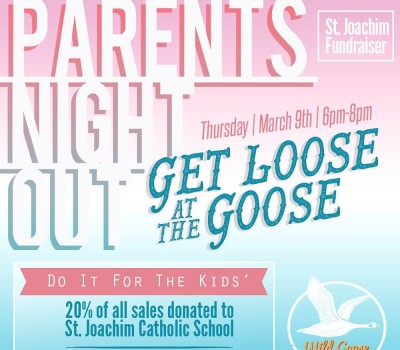 Parents Night Out St Joachim Fundraiser