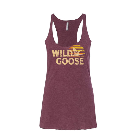 Wild Goose Maroon Sunset Tank